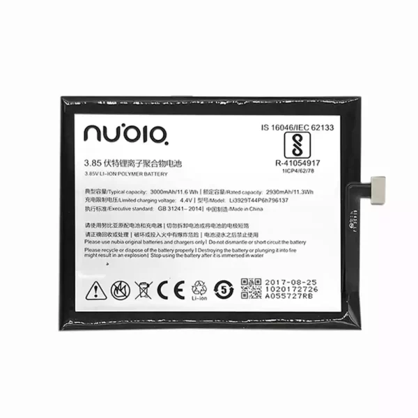 Batería original Li3929T44P6h796137 para Nubia Z11 minis NX549J,Z17 mini NX569