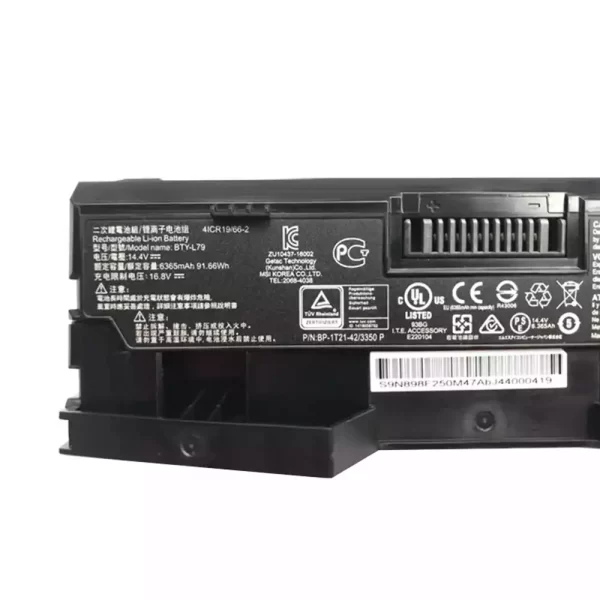 Batería para BTY-L79,MSI HTCVIVE vr one 6RD-007US,7RE-231CN - Imagen 3