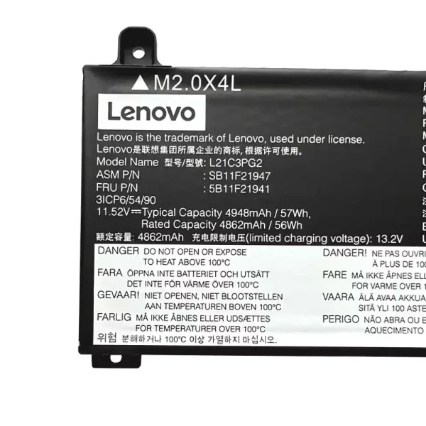 Portátil batería original para Lenovo L21C3PG2 L21M3PG2 - Imagen 4