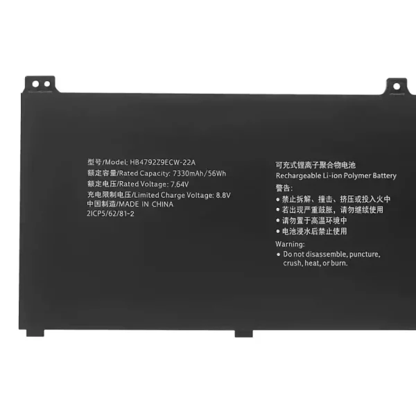 Portátil batería original para HUAWEI HB4792Z9ECW-22A - Imagen 3