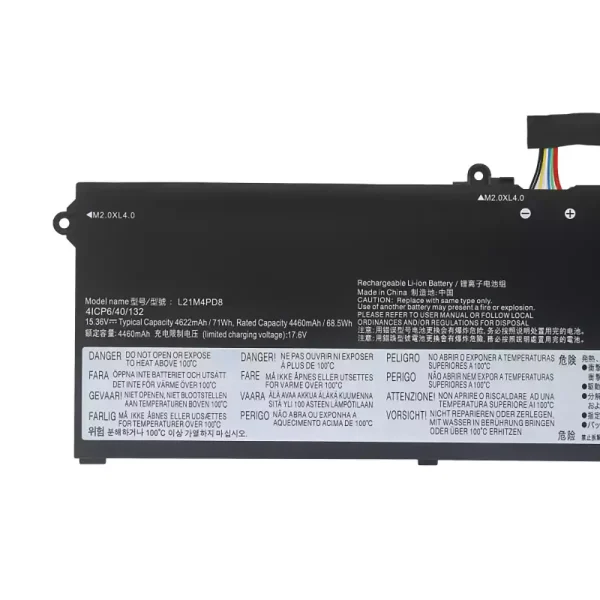 Portátil batería original para LENOVO L21C4PD8 L21D4PD8 L21L4PD8 L21M4PD8 - Imagen 3