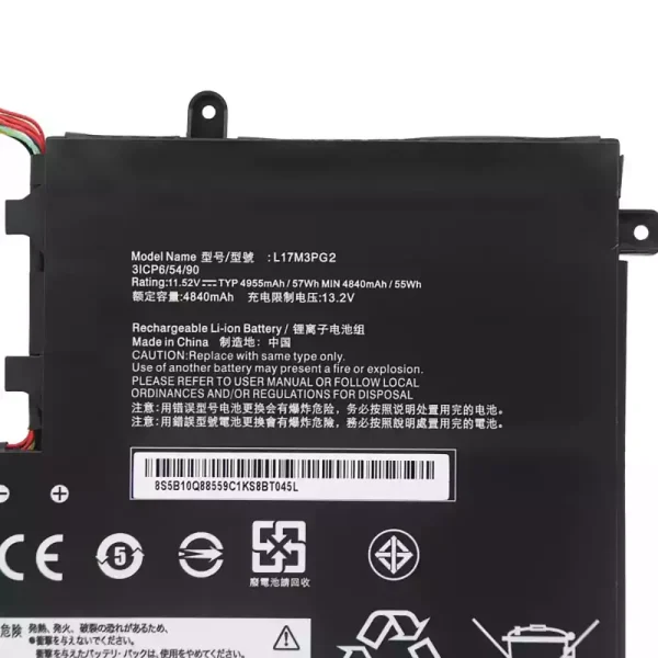 Portátil batería original para LENOVO L17M3PG2 L17L3PG2 - Imagen 3