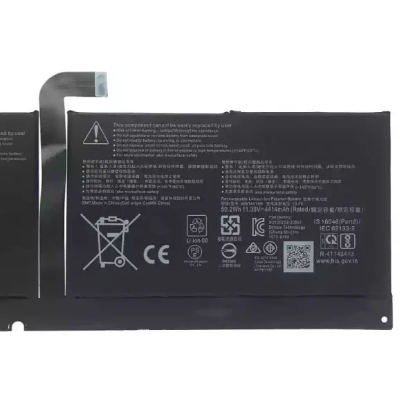 Portátil batería original para 96BTA016H 96BTA015H DYNC01,Microsoft Surface Pro 8 1983 1982 - Imagen 3