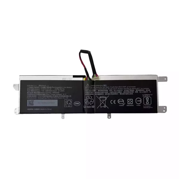Portátil batería original para PT3473125-2S