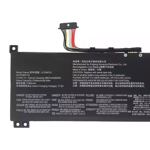 Portátil batería original para Lenovo L21M4PC0 L21C4PC0 - Imagen 3