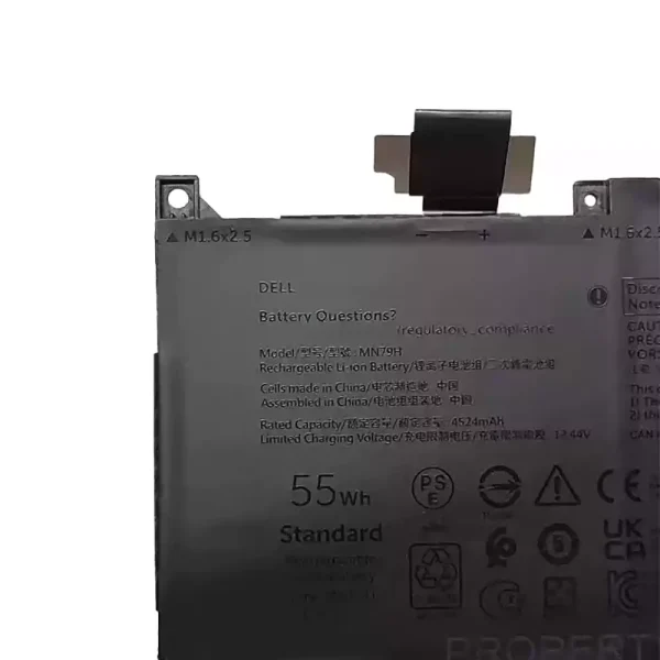 Portátil batería original para Dell MN79H NXRKW - Imagen 3