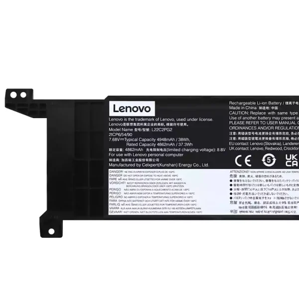 Portátil batería original para LENOVO L22M2PG2 L22B2PG2 L22C2PG2 L22D2PG2 - Imagen 3
