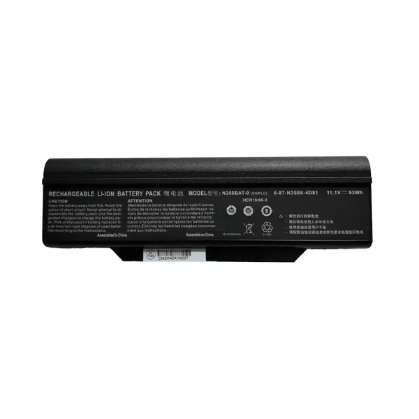 Portátil batería original para N350BAT-9 6-87-N350S-4D81