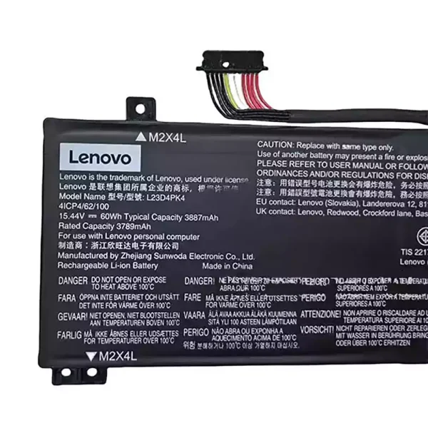 Portátil batería original para LENOVO L23C4PK4 L23M4PK4 L23D4PK4 - Imagen 3
