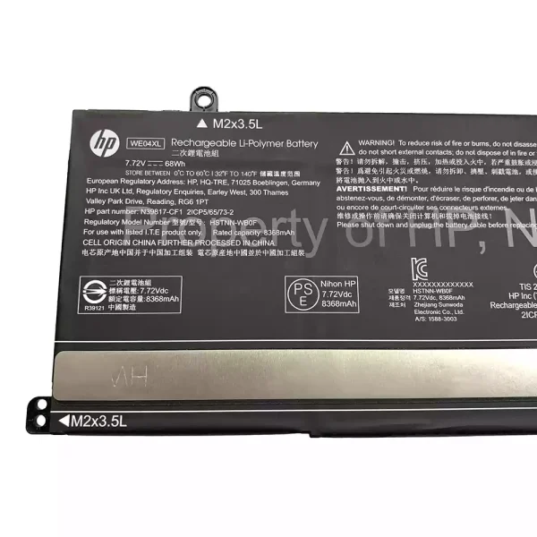 Portátil batería original para HP WE04XL HSTNN-WB0F N39857-005 - Imagen 3