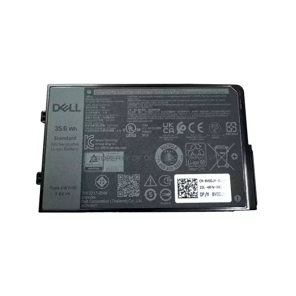 Portátil batería original para DELL 6WVHD VDDJY