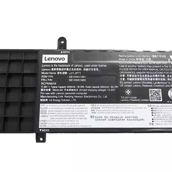 Portátil batería original para LENOVO L21L3P71 L21C3P71 L21M3P71 - Imagen 3