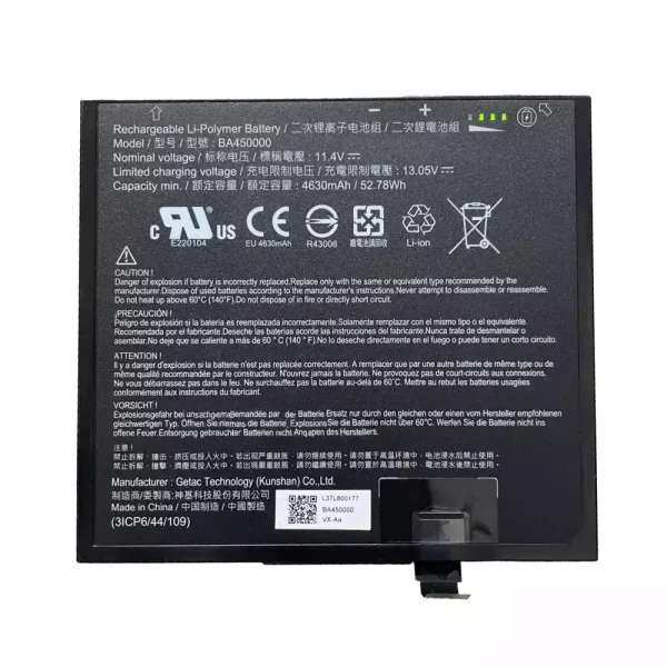 Portátil batería original para BA450000