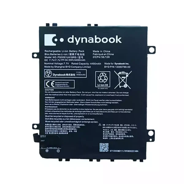 Portátil batería original para TOSHIBA DYNABOOK PS0091UA1BRS 13080788-00