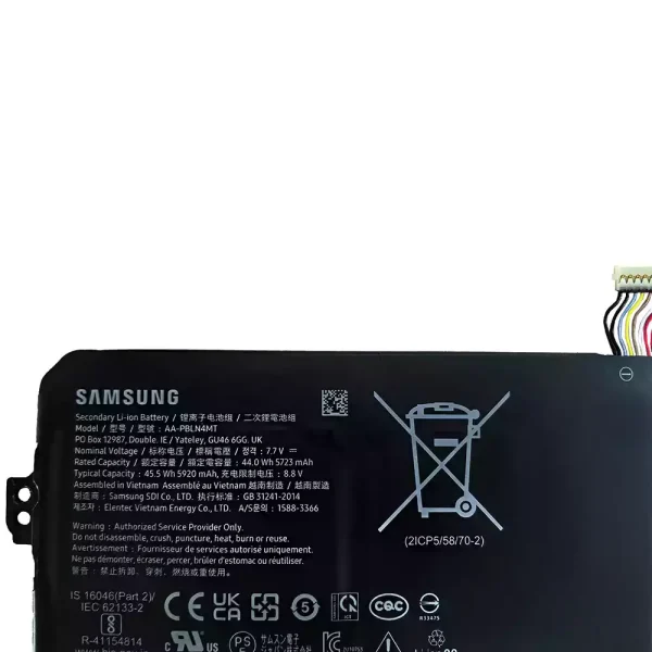 Portátil batería original para Samsung AA-PBLN4MT AA-PBQN4TR - Imagen 3