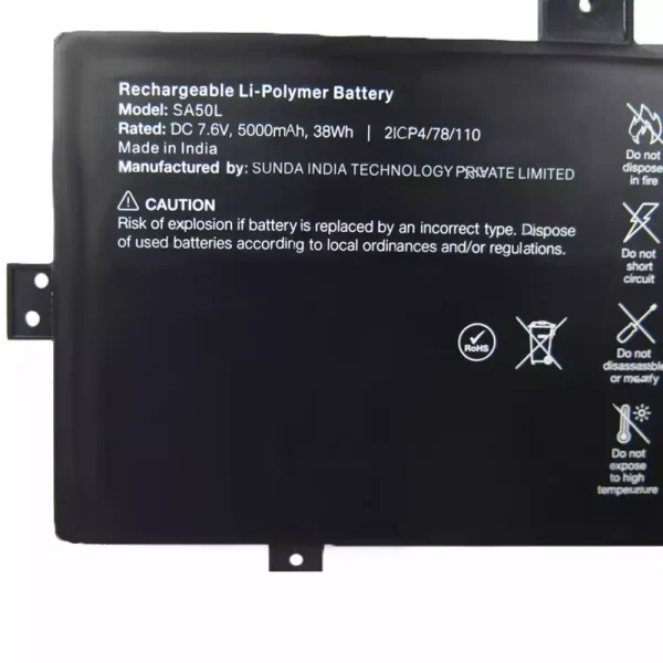 Portátil batería original para SA50L - Imagen 2