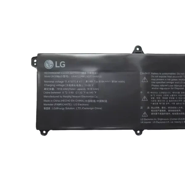 Portátil batería original para LG LBW222AM - Imagen 3