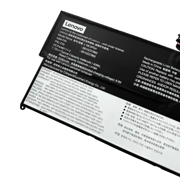 Portátil batería original para LENOVO L19M4PG4 L19C4PG4 L19D4PG3 - Imagen 3