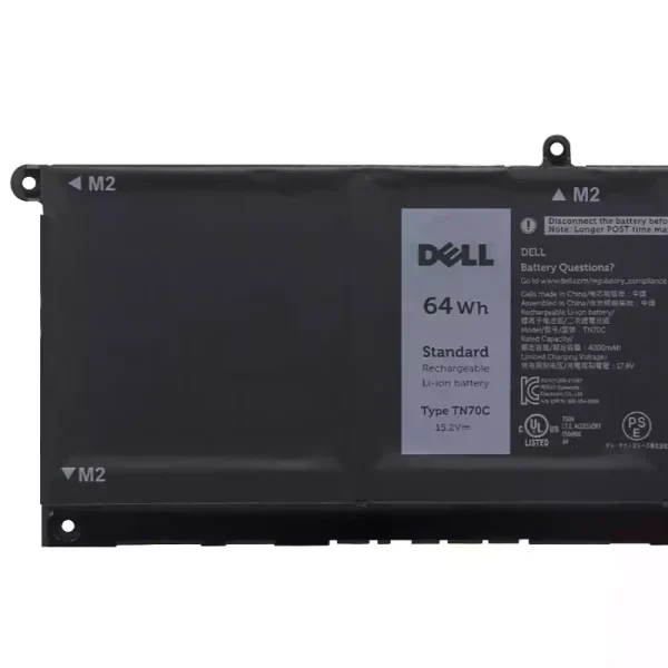 Portátil batería original para DELL TN70C - Imagen 3