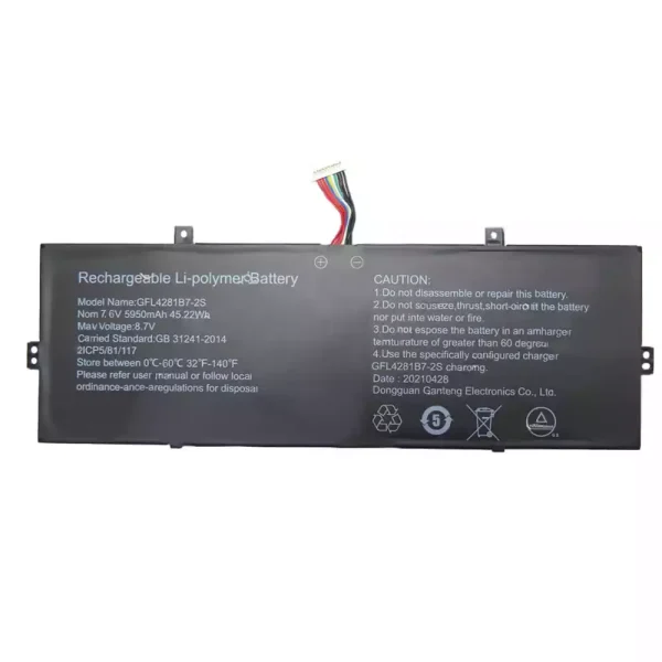Portátil batería original para GFL4281B7-2S