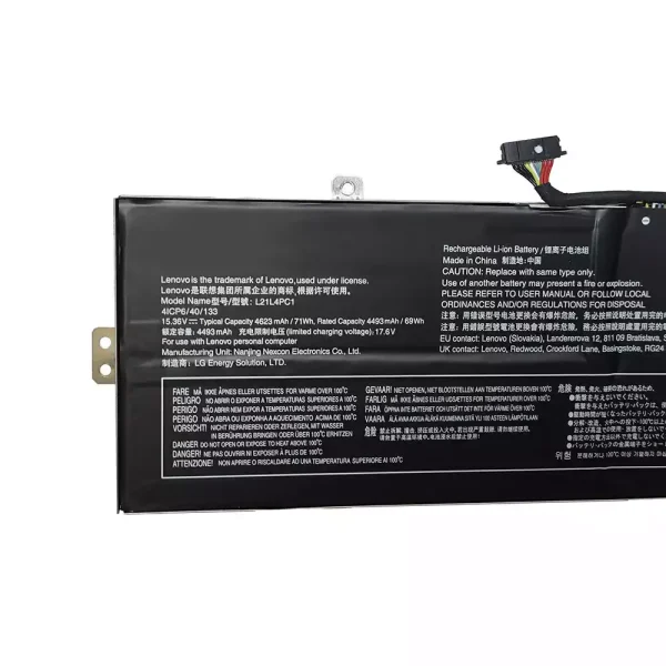 Portátil batería original para Lenovo L21M4PC4 L21L4PC1 - Imagen 3