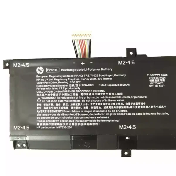Portátil batería original para HP FZ06XL - Imagen 3