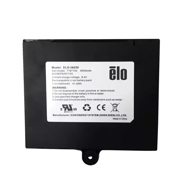 Portátil batería original para ELO ELO-IN250 7167103