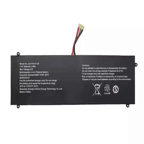 Portátil batería original para ZL4776127-2S