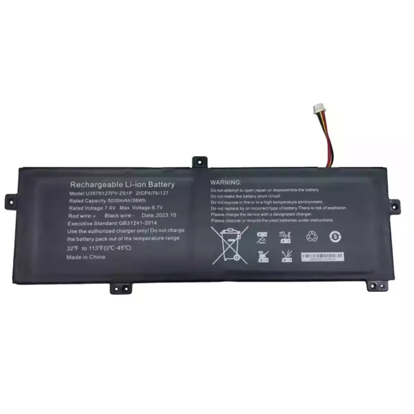 Portátil batería original para U357612127PV-2S1P H-4886280P