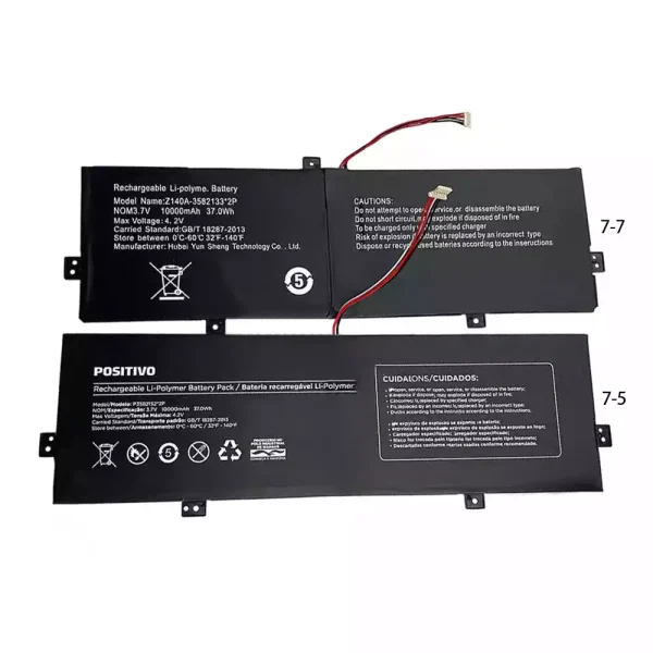 Portátil batería original para POSITIVO Z140A-3582133*2P P3582132*2P