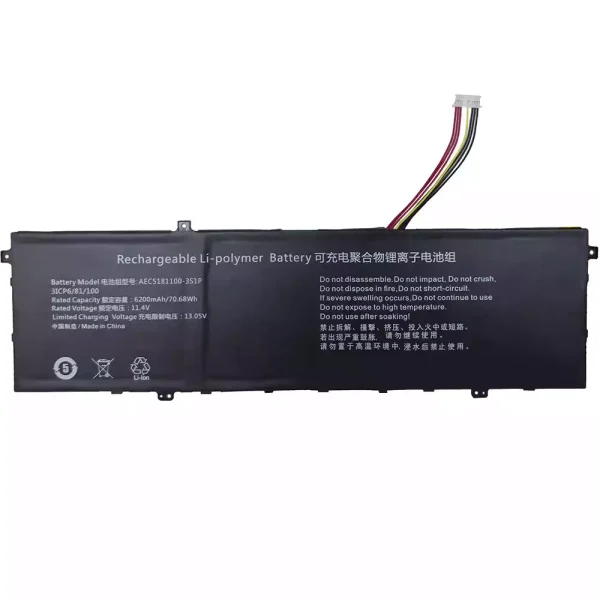 Portátil batería original para AEC5181100-3S1P U5310478PV-3S1P 528196-3S1P