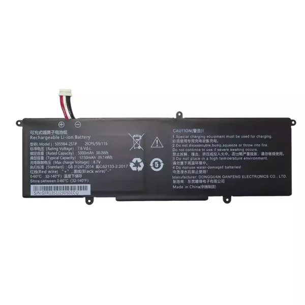 Portátil batería original para 5059B4-2S1P