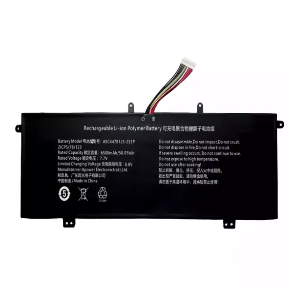 Portátil batería original para AEC4478123-2S1P