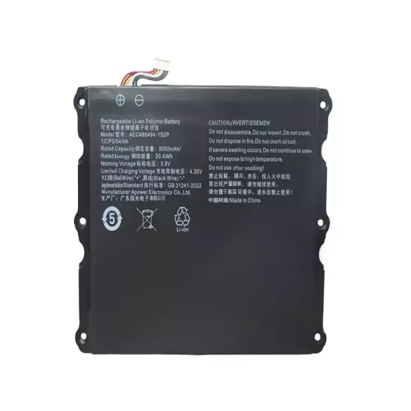 Portátil batería original para AEC485494-1S2P