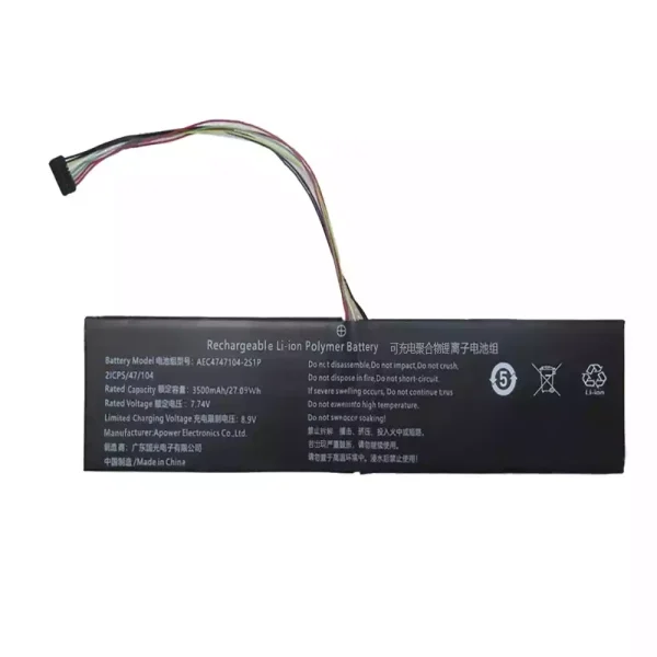 Portátil batería original para AEC4747104-2S1P