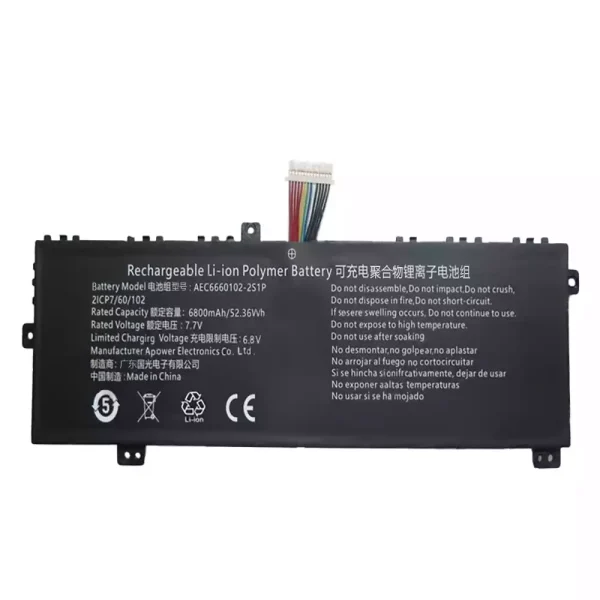 Portátil batería original para AEC6660102-2S1P - Imagen 3