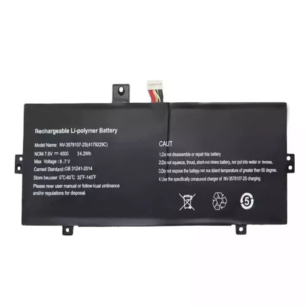 Portátil batería original para NV-3578107-2S 4179229C