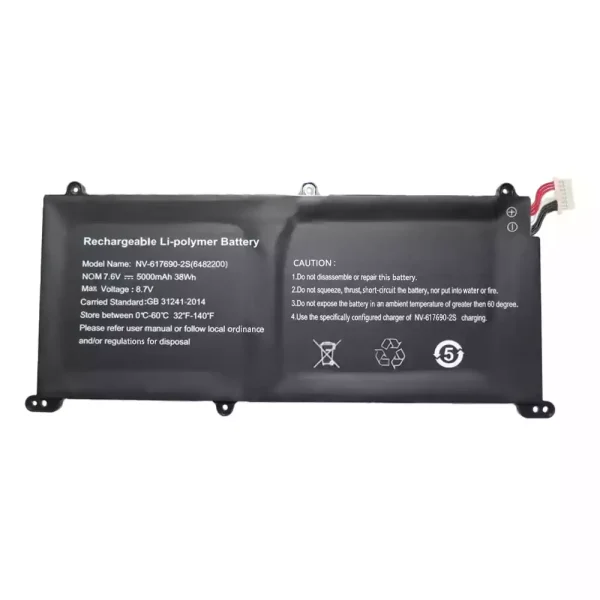 Portátil batería original para NV-617690-2S 6482200