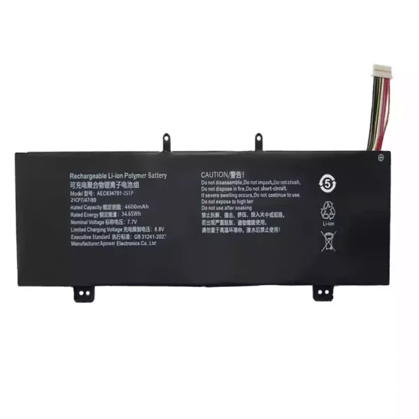 Portátil batería original para AEC634791-2S1P