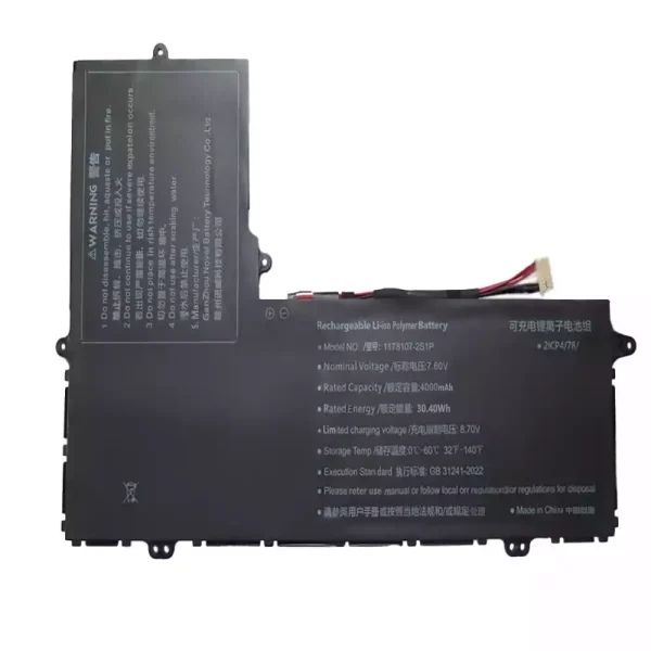 Portátil batería original para 3178107-2S1P