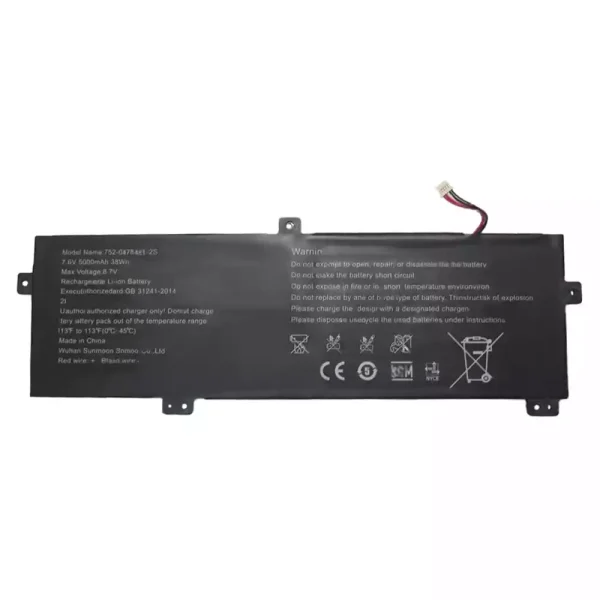 Portátil batería original para 752-0478131-2S