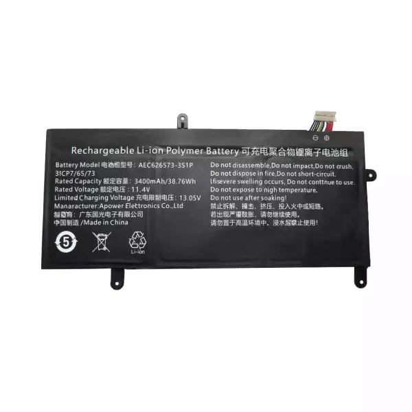 Portátil batería original para AEC626573-3S1P