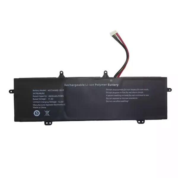 Portátil batería original para AEC546882-3S1P