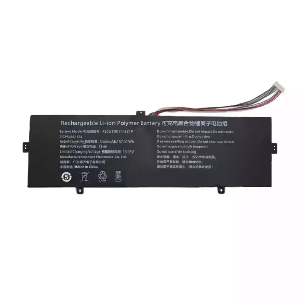 Portátil batería original para AEC519074-3S1P