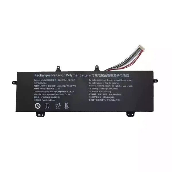 Portátil batería original para AEC5064124-2S1P - Imagen 3