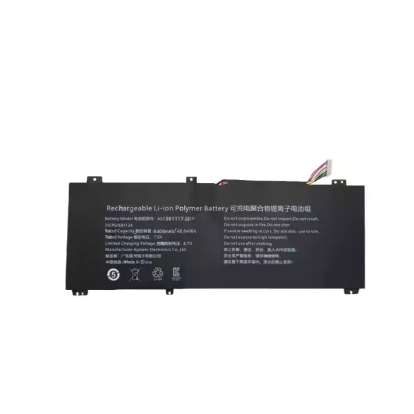 Portátil batería original para AEC4381117-2S1P