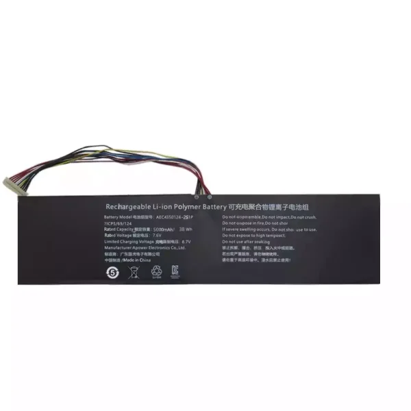 Portátil batería original para AEC4359124-2S1P