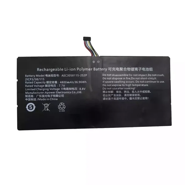 Portátil batería original para AEC3058115-2S2P