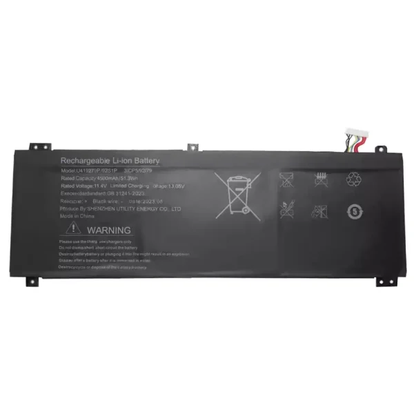 Portátil batería original para U419279PV-3S1P