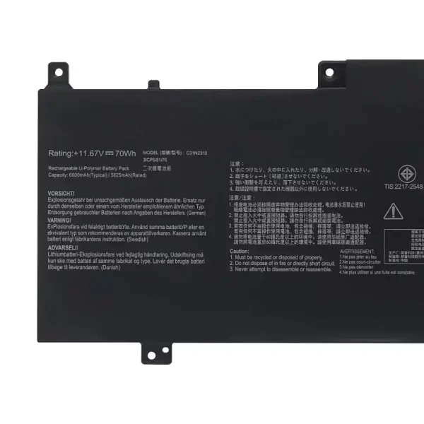 Portátil batería original para ASUS C31N2310 - Imagen 3